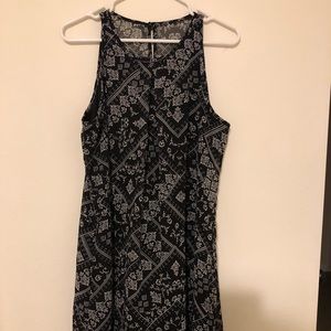 Maurices black and white dress. Size medium